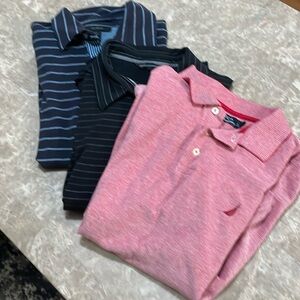Bundle of 3 men’s shirt  nautical 1 and 2 express